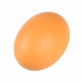thumbnail image 2 of Huevo de Pascua de madera Pintura a mano Suministros para fiestas Juegos de cocina Los fingen juguete DIY Artesanía Decoración de Pascua Simulac naranja claro CUTICAT Huevos de simulación, 2 of 8