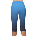 thumbnail image 5 of SwiftWear Women's Gradient Capri Pants Summer Drawstring Casual Stretchy 7/8 Length Pants with Side Pockets for Active & Relaxed Style​, 5 of 9