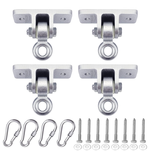 Juego de 4 colgadores BETOOLL Heavy Duty para columpios