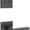 Matte Black, variant on Kwikset 973Hflsqtv1 Halifax Lever Non-Turning Dummy Interior Pack - Black