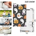 thumbnail image 6 of SKYSONIC Pumpkin Halloween Cute Bathroom Towels 2 PCS, 16"x28", Cotton Bath Towel Water Absorbent Lightweight Quickdry Towels for Bathroom Ktichen Travel Gym, 6 of 7