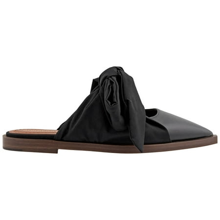 

Burberry Black Tillington Scarf Tie Detail Mules Brand Size 36 (US Size 6)