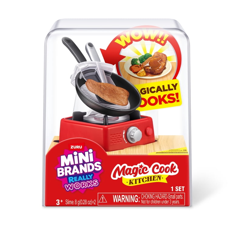 Mini Brands Really Works Magic Cook Kitchen Series 1 Steak & Pan