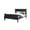 Black, variant on Black King Size Solid Wood Bed - Contemporary Bedroom Furniture With Metal Drawer Glider Piece And Underside In Black, Smooth Glides - Drawers