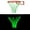 Green, variant on Glow Basketball Net Outdoor Indoor Heavy Duty Basketball Net All Weather Anti Whip 12 Loops