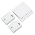 thumbnail image 3 of Light Switch Self Powered Waterproof Switch Panel Remote Controller  Wall Mounted Light Fixture Switch And Receiver Kit, 3 of 8