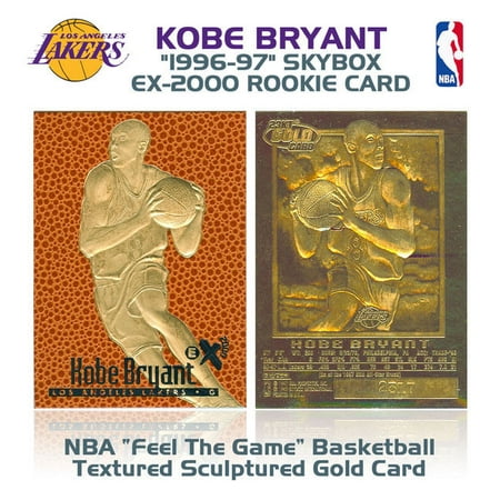 KOBE BRYANT 1996-97 Skybox EX-2000 Rookie FEEL THE GAME 23KT Gold Card (Best Kobe Bryant Game)