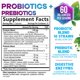 thumbnail image 2 of Suplemento probiótico Nature's Nutrition 60 mil millones de CFU 120 cápsulas, 2 of 9