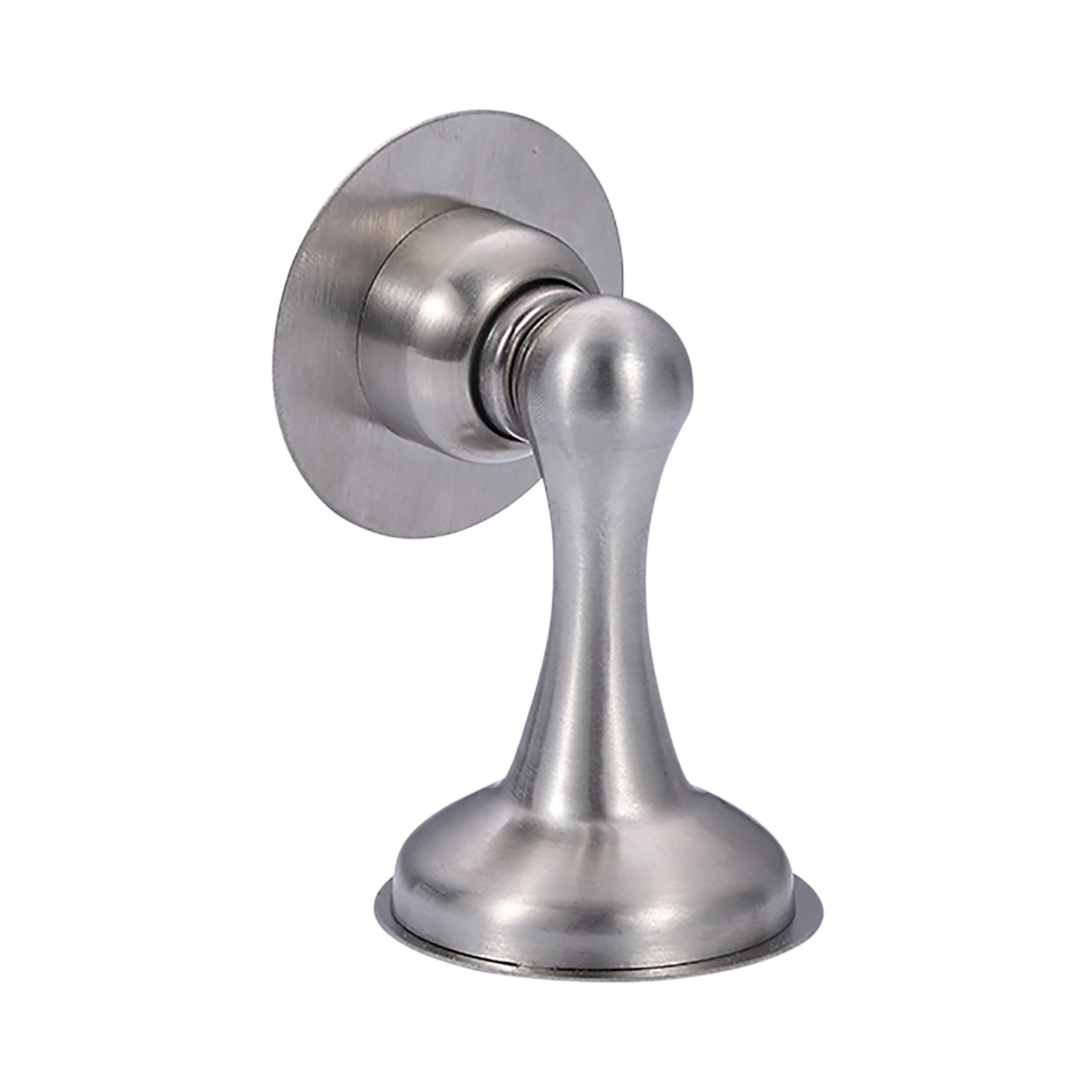 ONHUON Stainless Steel Door Stopper,No Drill Doorstop With Self