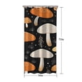 thumbnail image 5 of Colorful Mushroom Plant Black Pattern Shower Curtain 36"x72" ,Bathroom Decorative Shower Curtains Set with 12 Hooks,Modern Waterproof Washable Shower Curtain, 5 of 6