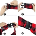 thumbnail image 5 of Portador de eslinga para perros, bolsa de pecho ajustable de malla perfecta con manos libres para mascotas y gatos a prueba de escape para cachorros y perros medianos (rojo), 5 of 5