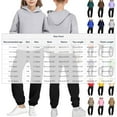 thumbnail image 2 of Sweatsuits Boys Girls 2 Piece Jogging Outfits Sportswear Long Sleeve Hoodie and Jogger Pant Sets Kids 2-14 Years (2 Years, Pink), 2 of 5