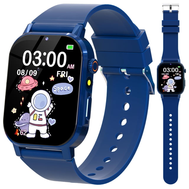 Reloj inteligente Citfis para niños de 5 a 12 años con cámara de 32 juegos y pantalla HD
