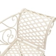 thumbnail image 3 of vidaXL Garden Chaise Lounge 50.4" Metal Antique White, 3 of 6