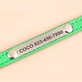 thumbnail image 5 of Didog Personalised Small Dog Puppy Cat Collar Bling Glitter Soft Leather Engraved Name, 5 of 11