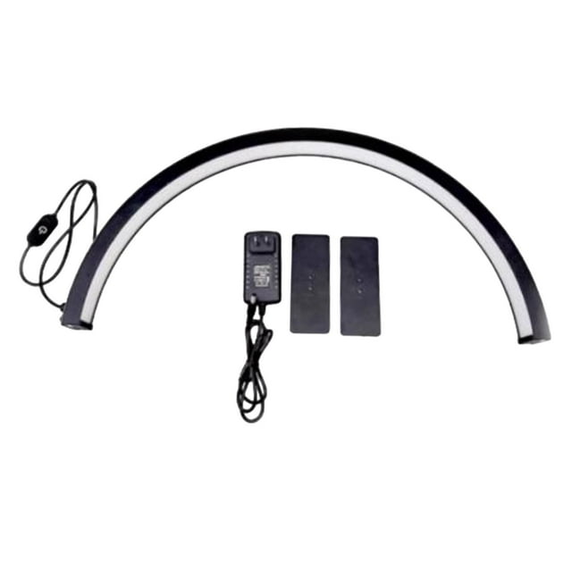 Lámpara de escritorio para uñas de media , luz de pestañas, 36W LED, lámpara de escritorio para tecnología de uñas, luz de relleno para SPA negro