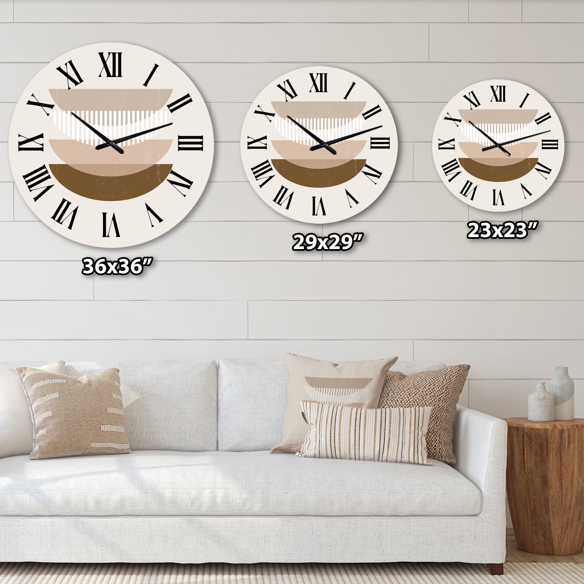 Designart 1 in Quartz Modern/Contemporary Wall Clock