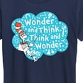 thumbnail image 3 of Cat in the Hat - Wonder And Think - Women's Short Sleeve Graphic T-Shirt, 3 of 5