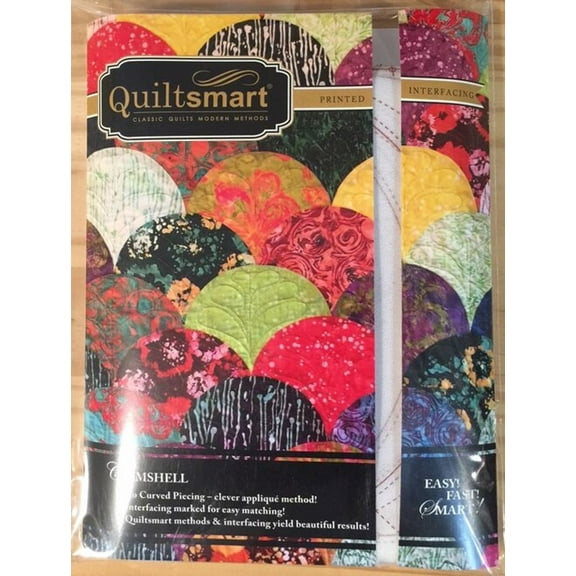 Quiltsmart Clamshell Quilt Printed Interfacing Kit Pack