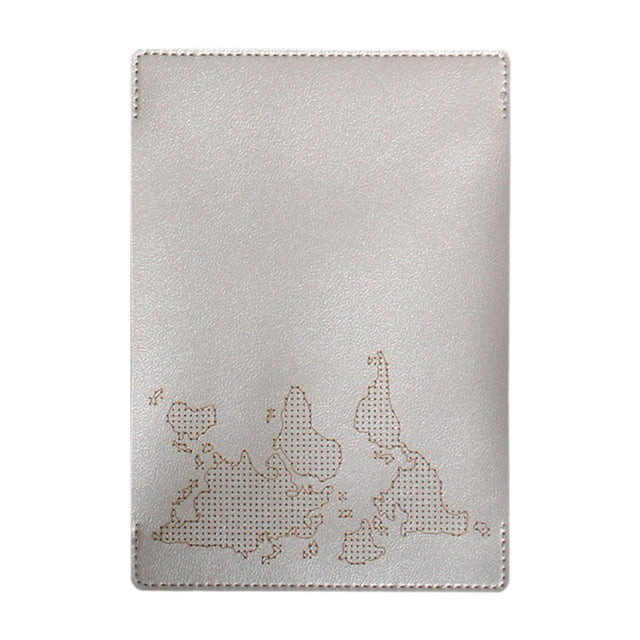 Funda para pasaporte, artículos esenciales de viaje, organizador de documentos de vacaciones, tarjetero de piel sintética, funda para pasaporte y