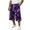 Purple, variant on JoveMarine Men's Camo Drawstring Cargo Shorts - Plaid Work Shorts with Pockets, Knee-Length Loose Fit for Outdoor Daily,Army Green L