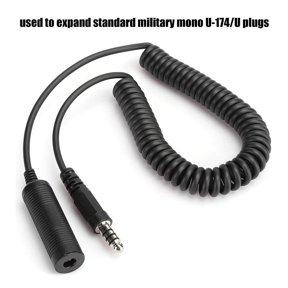 Ccdes Headset Cord U 92a U To U 174 U Helicopter Military Headphone Extension Line Cable Helicopter Headphone Extension Line Walmart Canada