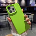 thumbnail image 1 of ML Fashion Solid Color Simple Couples Phone Case For iPhone 15Pro Max 11 12 13 14 Pro Max Candy Color Silicone Soft TPU Back Cover, 1 of 6