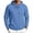 Blue, variant on Men's Long Sleeve Hooded Sweatshirt Pullover Top with Kangaroo Pocket Drawstring Relaxed Fit Soft Polar Casual Streetwear Warm Thermal for Fall Winter Daily Wear Guys Purple XXL