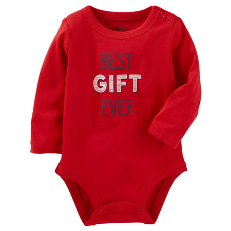 OshKosh B'gosh Baby Boys' Best Gift Ever Bodysuit, 3 (Best Cure For Man Flu)