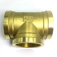 thumbnail image 1 of 2 "Tee * * Rosca Conector De Latón Adaptador Instalación De Tubería Cola Adaptador de rosca de latón de 3 vías, 1 of 8