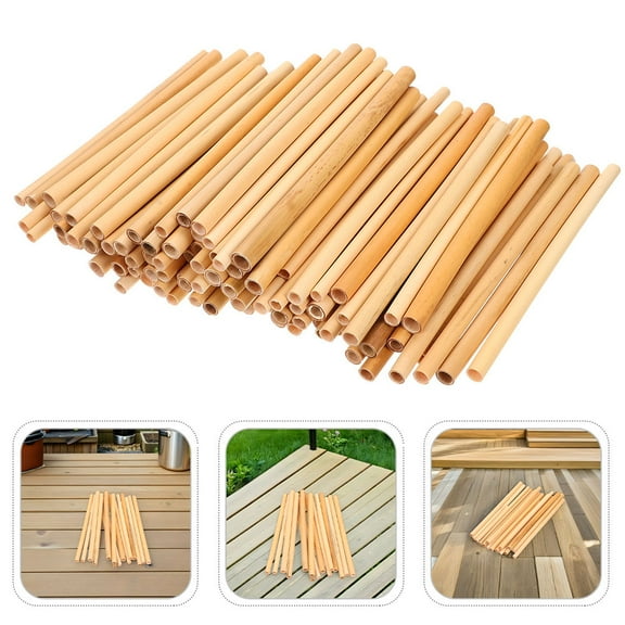Raindrops Outdoor Natural Reed Tubes in Khaki - Replacement for Habitat Decor and Garden Accessories