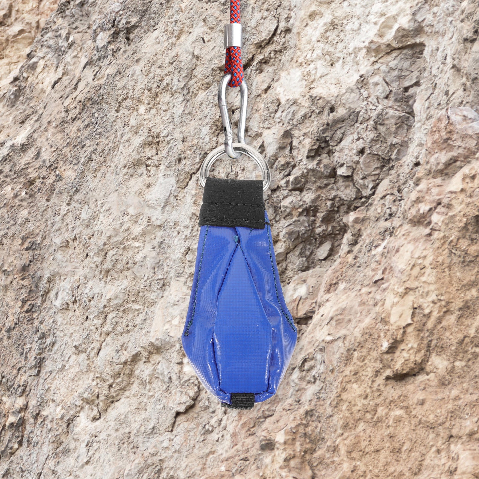 FOMIYES Compact Throw Bag Blue Stainless Steel Multi-Function for Outdoor Climbing 2Pcs