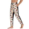 thumbnail image 3 of Kdxio Submarines Pattern Joggers,Sweatpants for Men with Pockets-Medium, 3 of 5