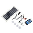 thumbnail image 2 of Panel Solar De 30W, Kit De Panel Solar De Seguridad De Silicio Monocristalino Profesional Con Controlador De 12V 24V Para Vehículos Para Acampar, 2 of 7