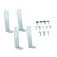 thumbnail image 5 of 4 soportes universales para condensador, soporte de montaje portátil en forma de L, kit de sujeción con tornillos para patio trasero., 5 of 8