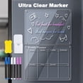 thumbnail image 4 of Fridge Calendar, Clear Acrylic Magnetic Monthly and Weekly Planning Board for Fridge Calendar 40x30cm, 4 of 7
