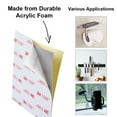 thumbnail image 2 of CANOPUS Grey Double-Sided Foam Tape Adhesive, 3M RP25 Mounting Square Pads, 8 pack, 3" x 3", 2 of 8