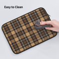 thumbnail image 5 of Pofeuu khaki coffee plaid Print Laptop Carrying Case,13-15-Inch Laptop and Tablet, Sleek Design, Durable and Water-Repellent Fabric, Business Casual or School-15 inch, 5 of 8