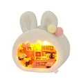 thumbnail image 1 of LED DIY Animal Miniatures House，Creative Handmade Assembled House Model Toys，Perfect Creative Gift, 1 of 10