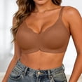 thumbnail image 2 of Yutgune Plus Size Bras For Women Jelly Wireless Full Coverage Scalloped Support For Older Women Bralette, 2 of 5