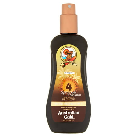 Gel SPF4 Spray Tan w - Bronzer  Crème solaire