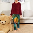 thumbnail image 6 of Yiaed Mango In The Rain Print Teenagers' Lounge Pants, Loose PJ Bottoms, Long Pajama Pants for Men-Small, 6 of 6