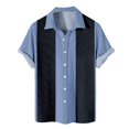 thumbnail image 1 of Men's Hawaiian Printed Button Short Sleeve Shirts Men's Casual Fashion Short Sleeve Shirts 3XL, 1 of 4