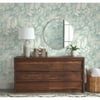 Better Homes & Gardens Blue Adaline Floral, 2 Panels Peel & Stick Wallpaper, 18" x 12'