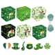 thumbnail image 5 of Caja de regalo para el Día de San Patricio, 12 Uds., cajas de cartón, caja de regalos pequeña con ventana transparente para dulces, pasteles,, 5 of 7