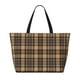 thumbnail image 2 of Easygdp khaki coffee plaid Bolsa de Viaje de Playa de Gran Capacidad, Bolsa Tote Perfecta para la Playa, Escapadas de Fin de Semana y Viajes, 2 of 7