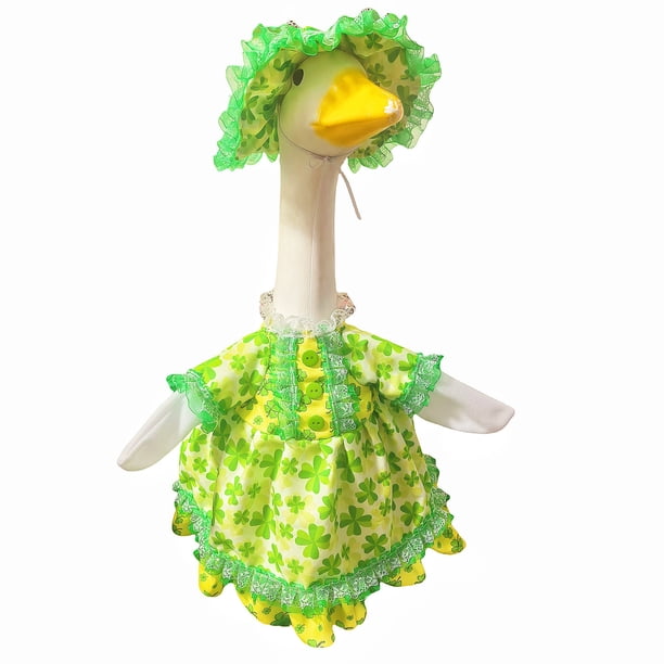 Funda de disfraz de ganso estilo girasol para exteriores,ideal para decoración de porches y jardines.Funda decorativa para gansos de hierba estándar de 23 pulgadas.Accesorio festivo para patios y
