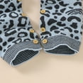 thumbnail image 5 of Baby Romper Knitted Newborn Girl Boy Jumpsuit Fashion Leopard Print Infant Clothing Long Sleeve Autumn Winter Overalls 0-18M Warm, 5 of 5