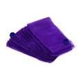 thumbnail image 2 of mds Pack of 50 Organza Chair Sash Bow Sashes for Wedding Decoration -Cadbury Purple, 2 of 7