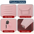 thumbnail image 4 of Locker Storage Cabinet for Employees Kids Locking Metal Office Storage Cabinet for School Gym Pantry Kitchen (Pink), 4 of 9